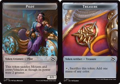 Pilot (1) // Treasure (11) Token - Foil
